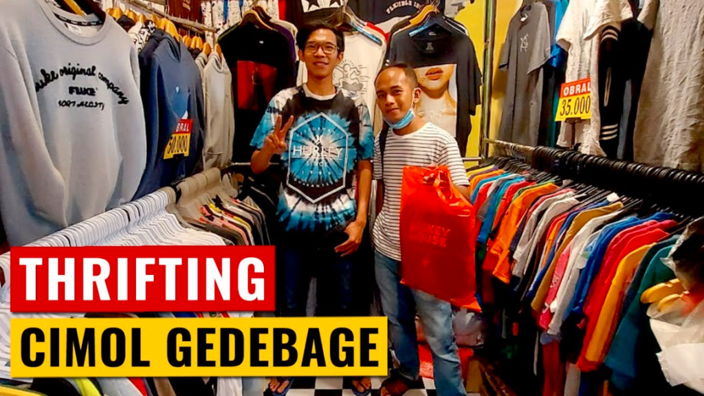 thrifting di bandung